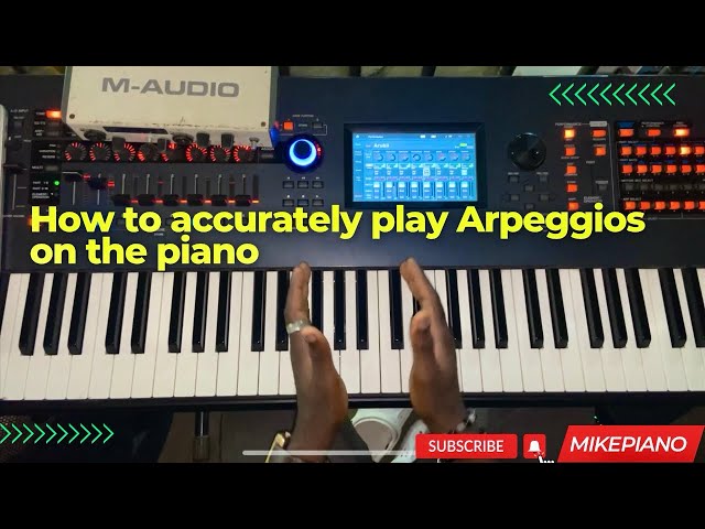 How to accurately play Arpeggios on the piano🎉