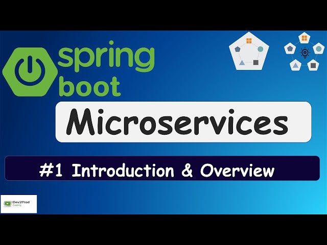 Spring Boot Microservices | Introduction & Overview | Dev2Prod Coding