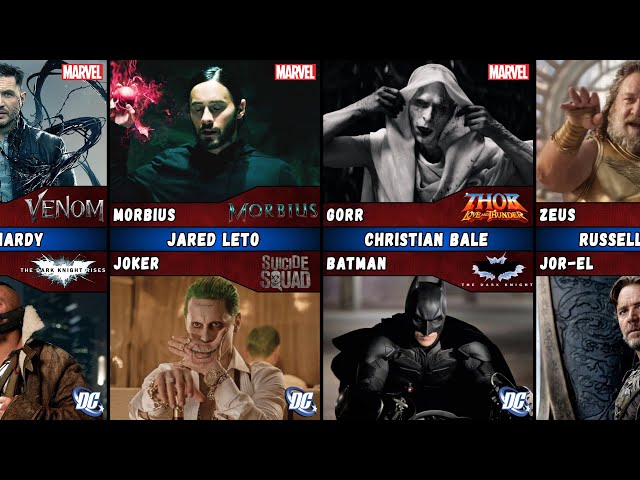 Marvel vs DC - Actors Who Worked In Both Companies