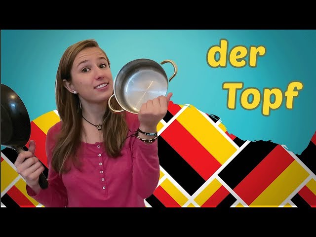 Learn 5 new GERMAN Words per DAY - IN THE KITCHEN