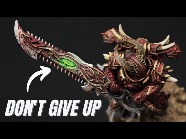 Don't give up.. you CAN paint.