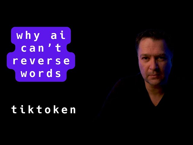 how the tokenizer for gpt-4 (tiktoken) works and why it can't reverse strings