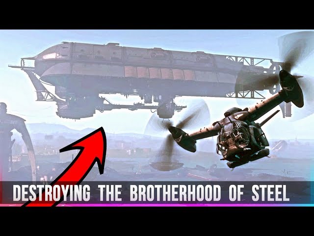 Fallout 4 - Destroying the Brotherhood of Steel & Freeing the Synths!