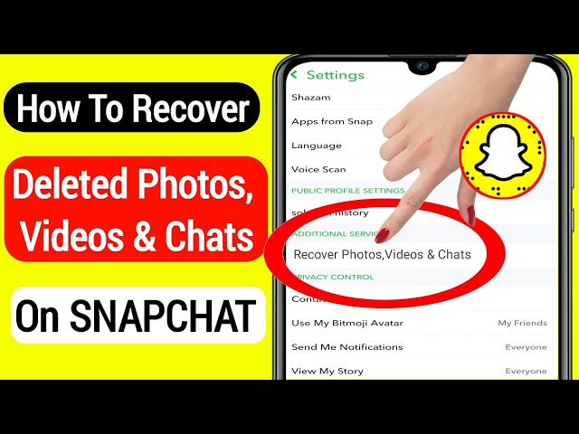 How To Recover Deleted Photos Videos & Chats on Snapchat (2022) | Recover Snapchat Messages