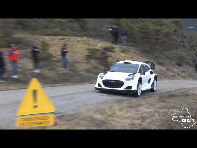 Test WRC Rallye Monte Carlo 2024 - Adrien Fourmaux (Puma Rally1)