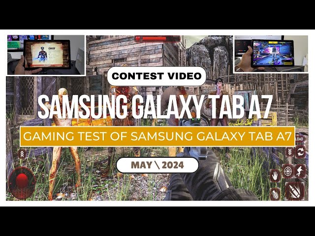 Samsung Galaxy Tab A7 Gaming Tast Video