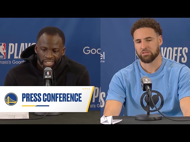 Draymond Green & Klay Thompson Discuss Warriors Game 5 Win Over Kings | April 26, 2023