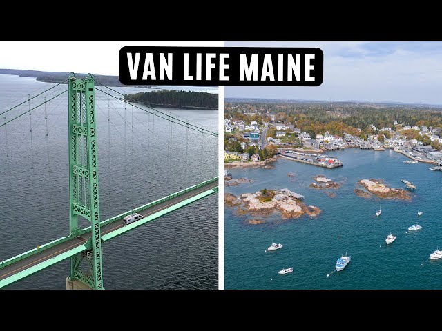 Exploring More of Maine's Coast and Portsmouth NH, and More DONUTS in Boston MA! - Van Life Ep 10