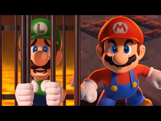 Super Mario Animated Short Movie "Save Luigi" (With Audio)