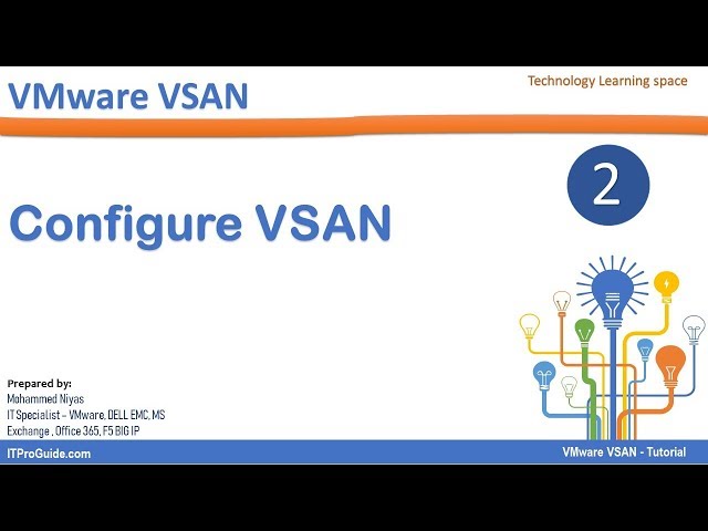 VMware vSphere vSAN Tutorial- Configuration Step by Step - Video 2