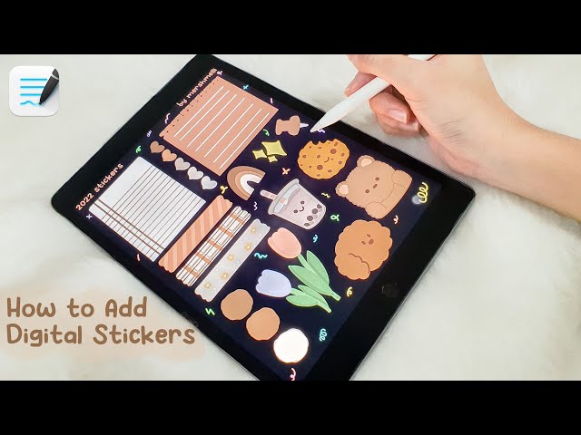 3 Ways To Add Digital Stickers to Goodnotes 5 🧸✨