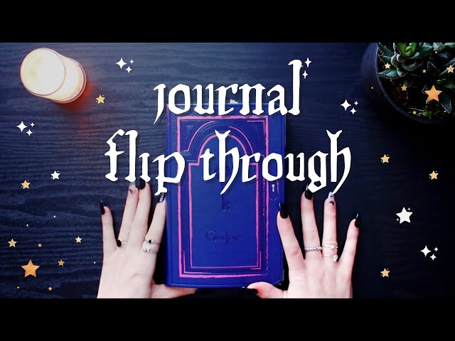 JOURNAL FLIP THROUGH ☾✧ life journal part two (oct - dec 2020)