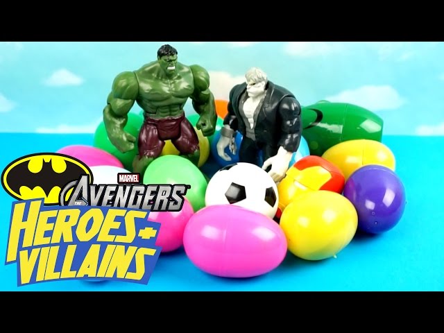 Heroes & Villains Surprise Eggs Game #2 by KidCity