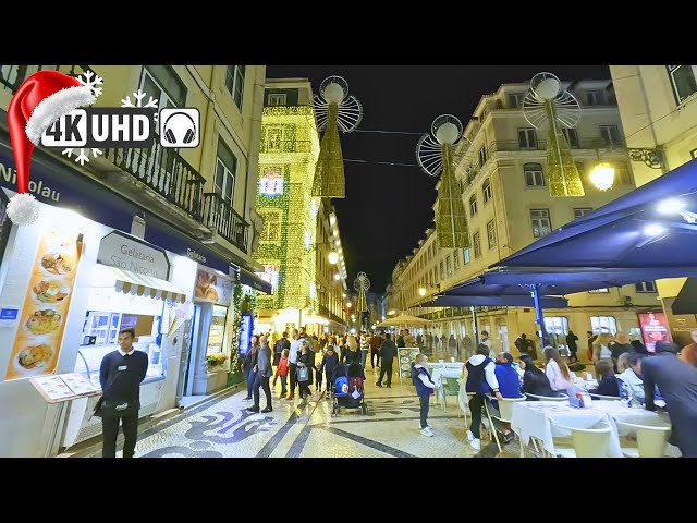 Lisbon Portugal Winter Walking Tour - 4K HDR