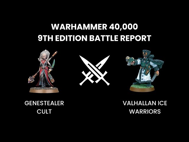 Genestealer Cult Vs Valhallan Ice Warriors - 2000pts 9th Ed. Battle Report - Warhammer 40,000