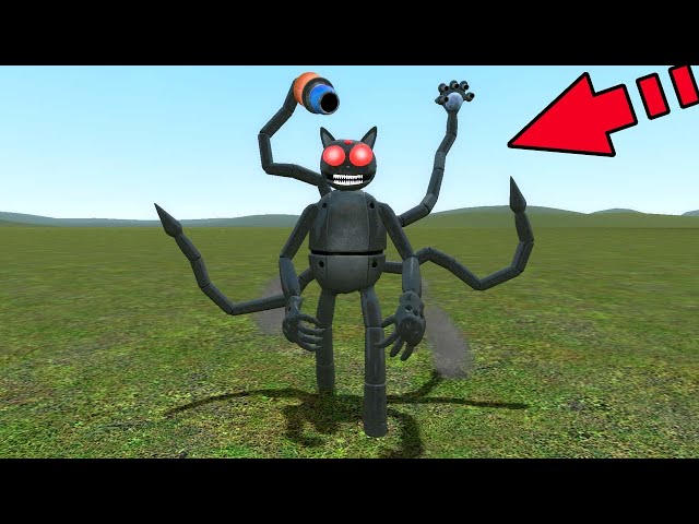 This Mecha Cat is So Powerful in Garry's Mod!!!