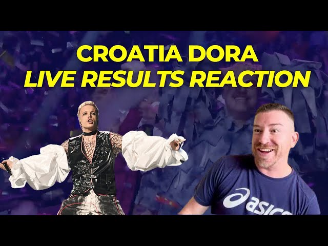 Eurovision Croatia DORA live results reaction - Baby Lasagna wins!