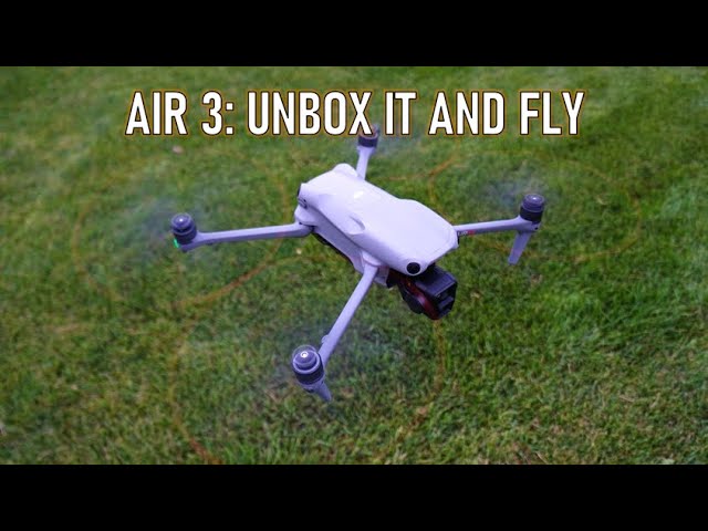 DJI Air 3 ASMR Unboxing and First Impressions
