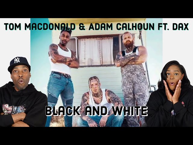 First time hearing Tom MacDonald, Adam Calhoun ft. Dax “Black & White” Reaction | Asia and BJ