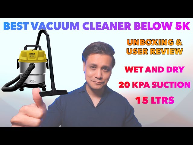 BEST VACUUM CLEANER BELOW 5000 | Inalsa Wet and Dry Vacuum Cleaner for Home Micro WD15 | Punchi Man
