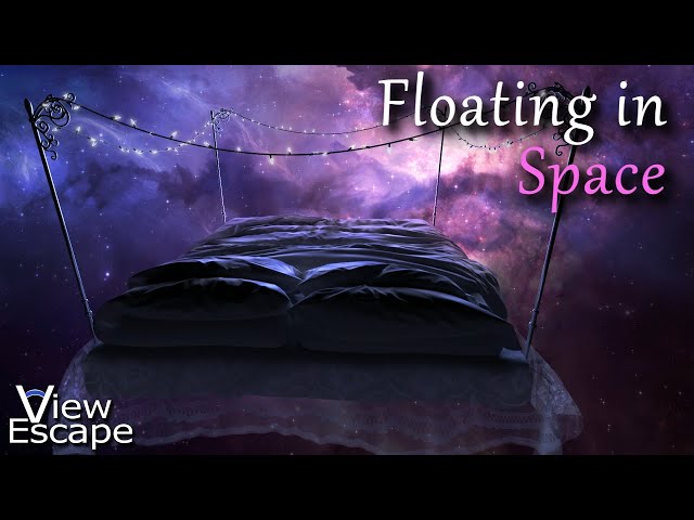 Floating Bed in Space | Deep Bass White Noise | Relaxing Space Sounds | 3 HOURS