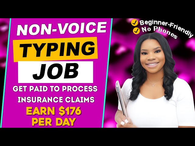 Type Your Way to $176/Day: Beginner-Friendly Data Entry Job (No Phone!)