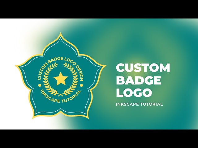 Custom Badge Logo with Path Effects Inkscape Tutorial