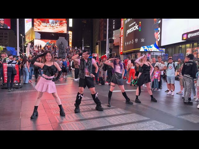 BLACKPINK - Girls Dance Cover in Times Square | Jennie Fancam