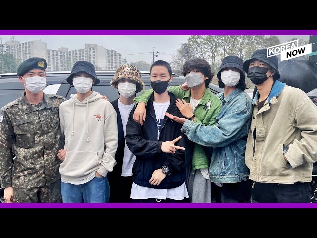 BTS members reunite to send j-hope off to the military