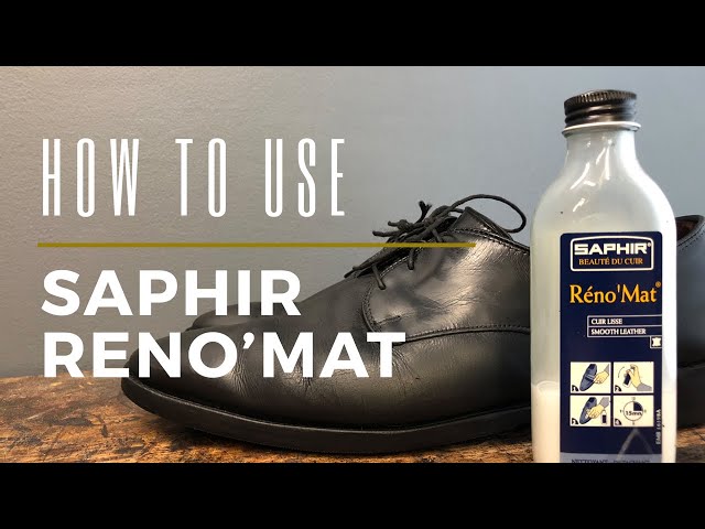 How to Use Saphir Reno'Mat | Remove Old Shoe Wax & Polish