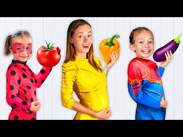 Superheroes and Healthy Food - Funny Kids Song
