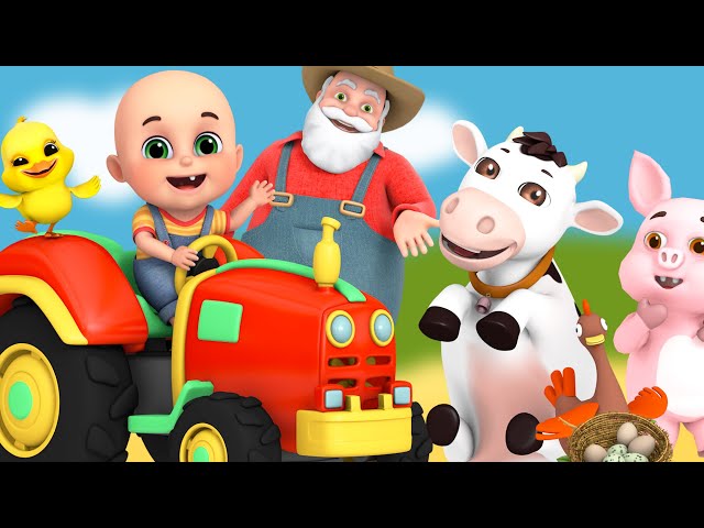 Kids Toys - Surprise Eggs Nursery Rhymes | Old MacDonald Had A Farm | Learn Colours & Farm Animals