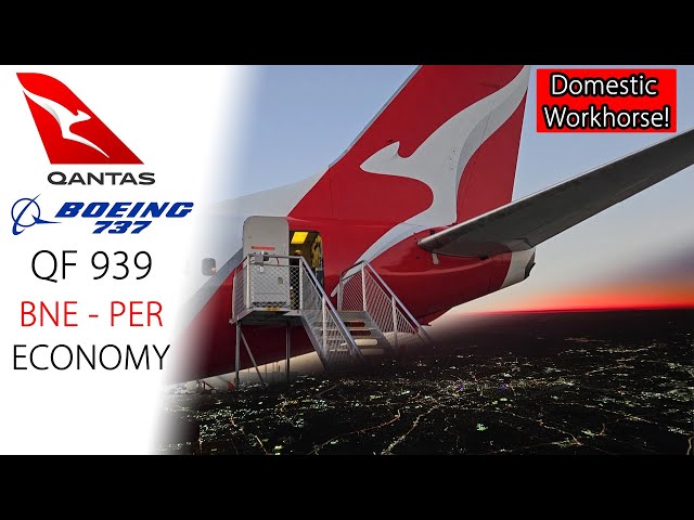 LONGEST Domestic Flight in Australia | 🇦🇺 Brisbane to 🇦🇺 Perth
