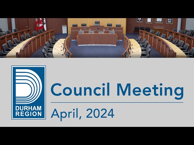 Regional Council Meeting - April 24, 2024