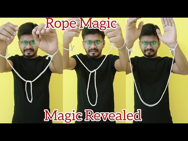 Rope Magic ✨|Magic Revealed|Easy Free Hand Magic