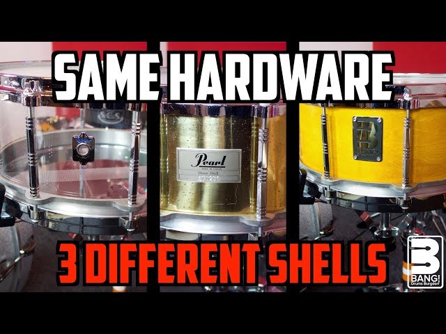 Same Hardware/3 Different Shell Materials (Acrylic, Brass, Maple) | Comparison
