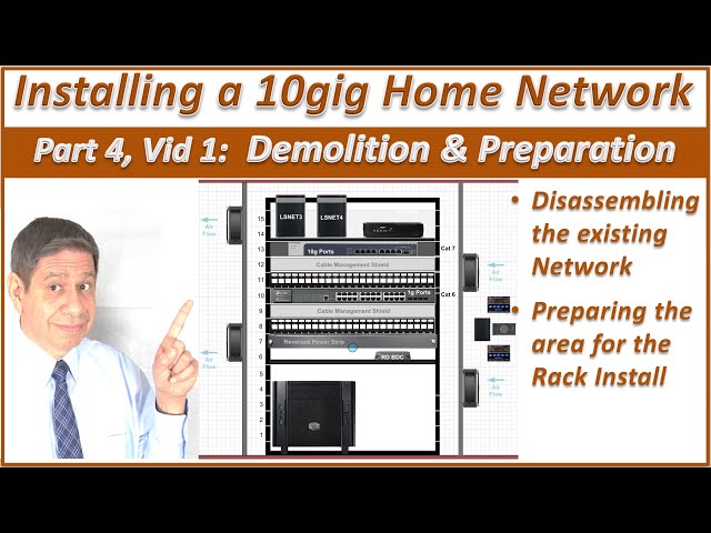 Network Upgrade – Part 4 – Video 1 – Demolition & Preparation