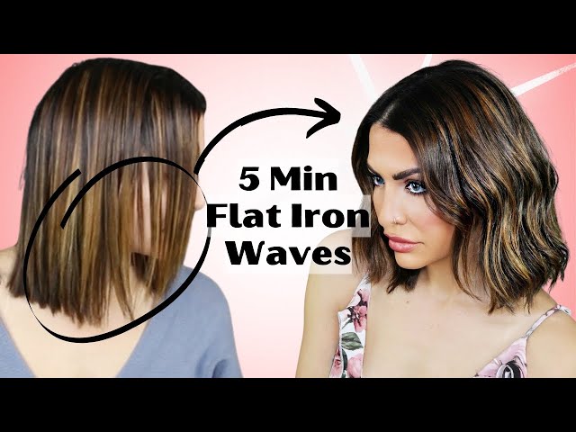 Fine Hair Girls can get Natural Beach Waves with a Flat Iron in 5 Minutes! Here’s how…