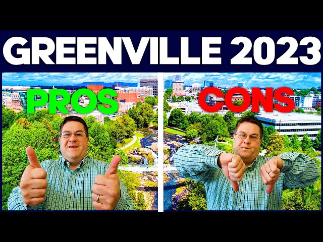 Greenville SC in 2023: The ultimate guide to moving to this city.     Pros and Cons of Greenville SC