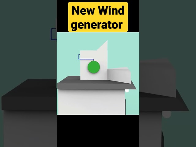 Rooftop wind generator #shorts