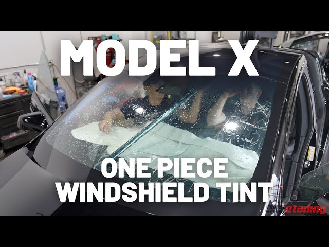 2023 TESLA MODEL X FULL WINDSHIELD WINDOW TINT | 3M CRYSTALLINE WINDOW TINT
