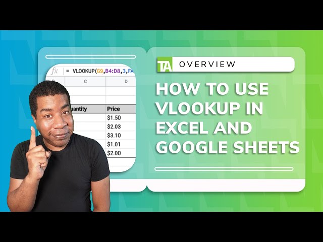 How To Use Vlookup in Excel & Google Sheets 🔍
