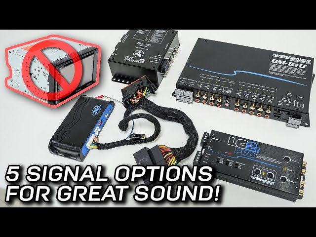 Can't replace head unit? NO PROBLEM! Get amazing sound with THESE!