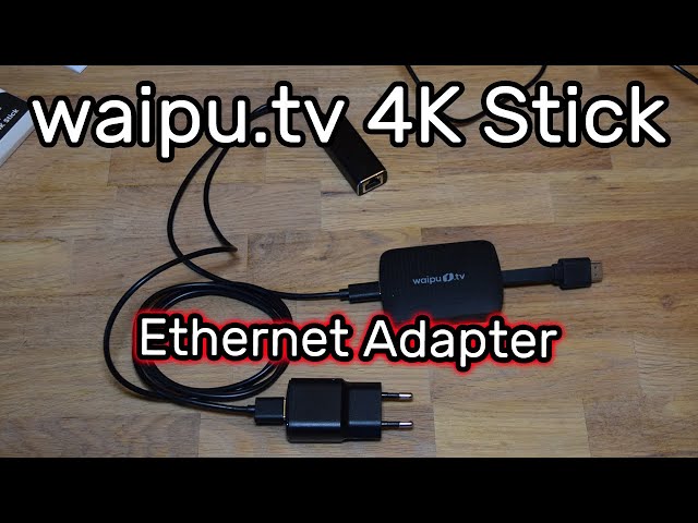 waipu.tv Streaming Stick mit Ethernet Adapter verbinden
