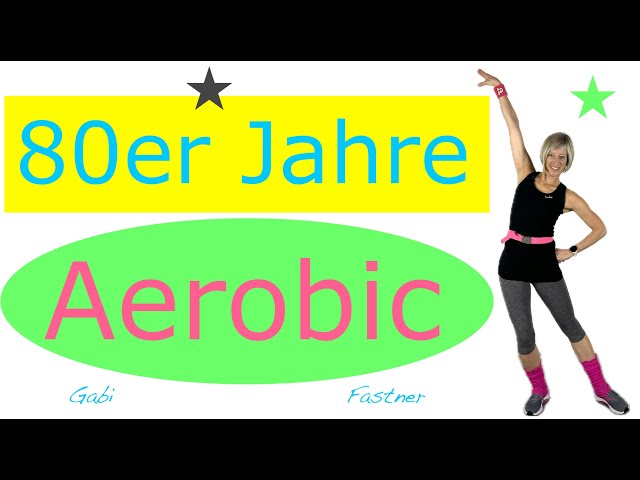 🥳 36 min. 🎉 80er Jahre Aerobic | Cardio-Fitness und abnehmen mit Spass | ohne Geräte, im Stehen