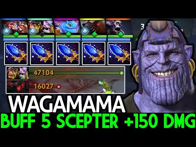 Wagamama [Alchemist] New Update Buff 5 Scepter +150 DMG Cancer Gameplay 7.22 Dota 2