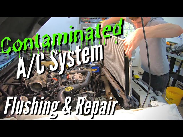 How To PROPERLY Flush and Recharge A Contaminated AC System.