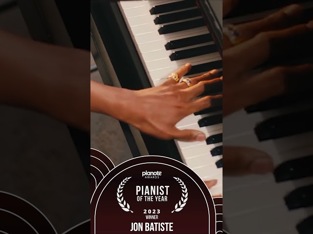 The "Pianist Of The Year 2023" Prize was awarded to the incredible #JonBatiste 🏆#pianoplayer #music
