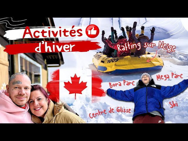 Vlog Canada 🇨🇦 Activités d’hiver⛄️Mega parc, Bora parc, Hockey, Ski, Village vacances Valcartier