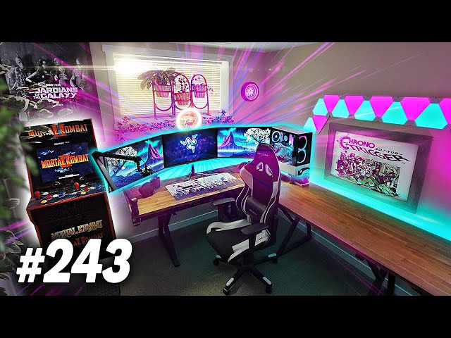 Room Tour Project 243  - BEST Desk & Gaming Setups!